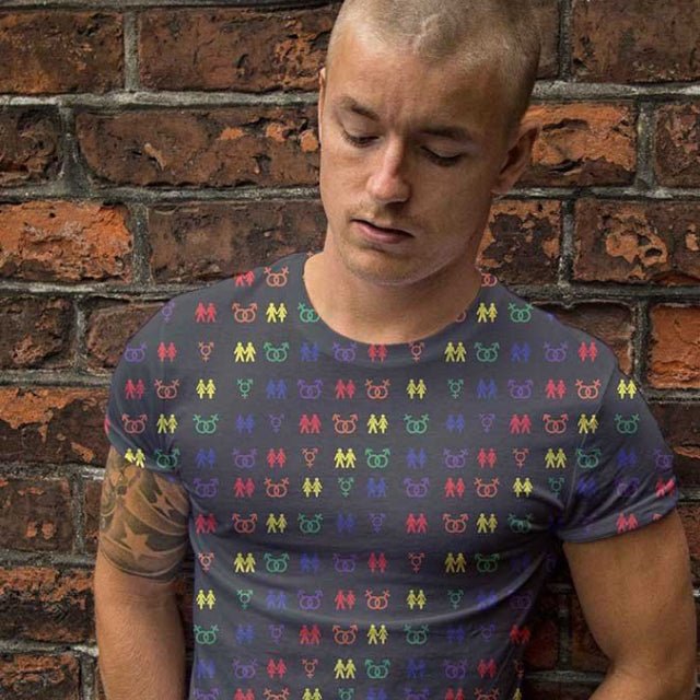 65 MCMLXV Unisex LGBT Pride Icons Print T-Shirt - 65mcmlxv
