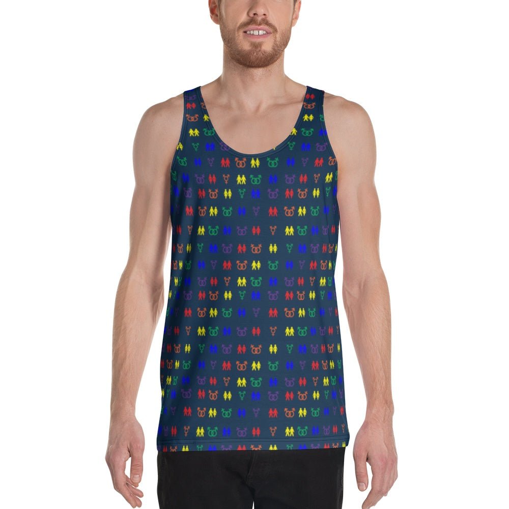 65 MCMLXV Unisex LGBT Pride Icons Printed Tank Top - 65mcmlxv