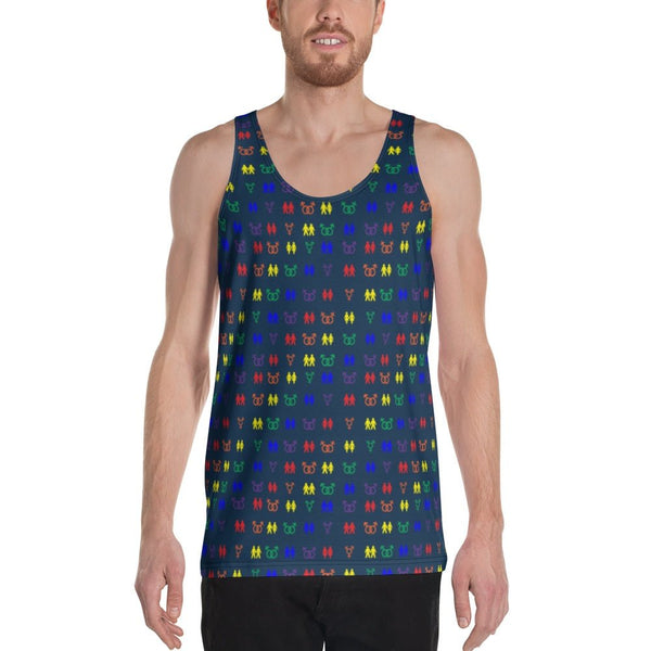 65 MCMLXV Unisex LGBT Pride Icons Printed Tank Top - 65mcmlxv