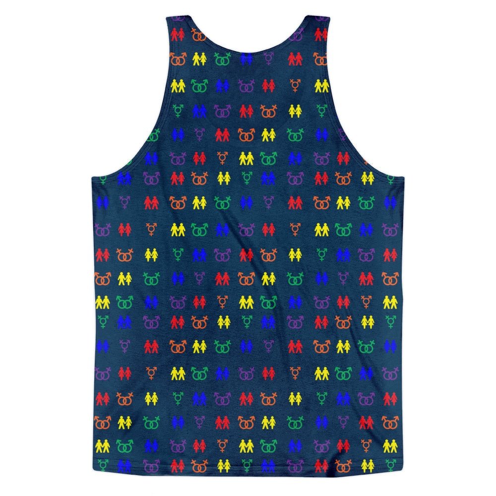 65 MCMLXV Unisex LGBT Pride Icons Printed Tank Top - 65mcmlxv