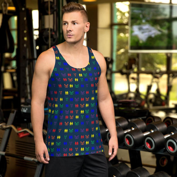 65 MCMLXV Unisex LGBT Pride Icons Printed Tank Top - 65mcmlxv