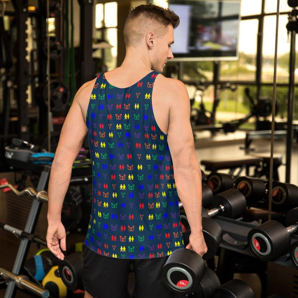 65 MCMLXV Unisex LGBT Pride Icons Printed Tank Top - 65mcmlxv