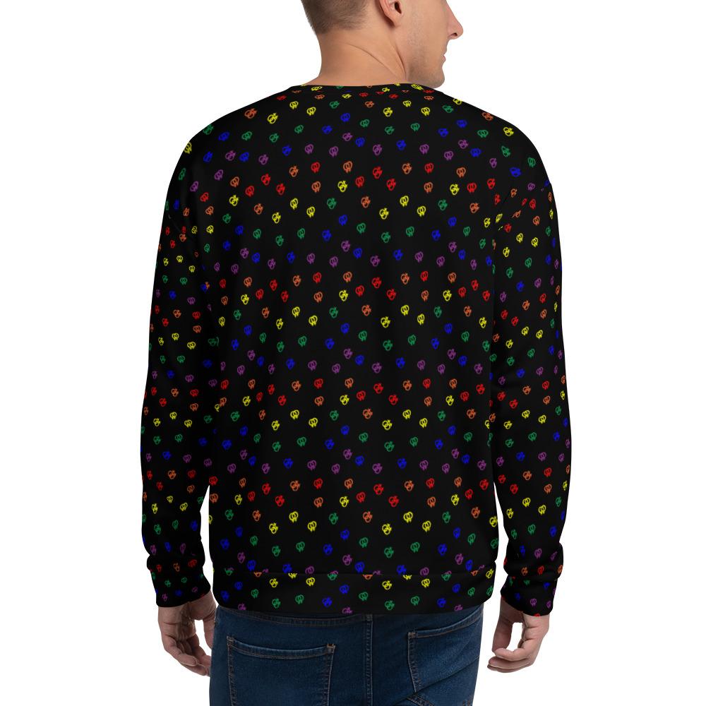 65 MCMLXV Unisex LGBT Pride Icons Toss Print Fleece Sweatshirt Jumper - 65mcmlxv