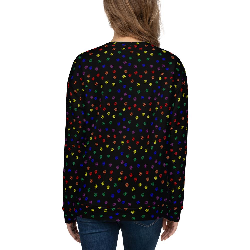 65 MCMLXV Unisex LGBT Pride Icons Toss Print Fleece Sweatshirt Jumper - 65mcmlxv