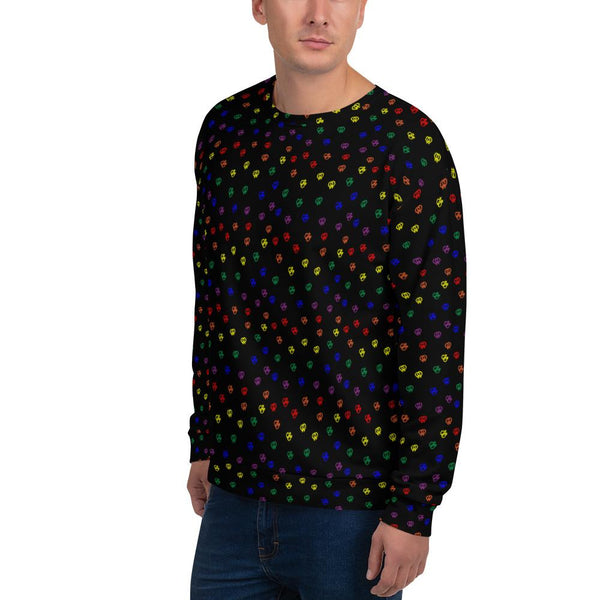 65 MCMLXV Unisex LGBT Pride Icons Toss Print Fleece Sweatshirt Jumper - 65mcmlxv