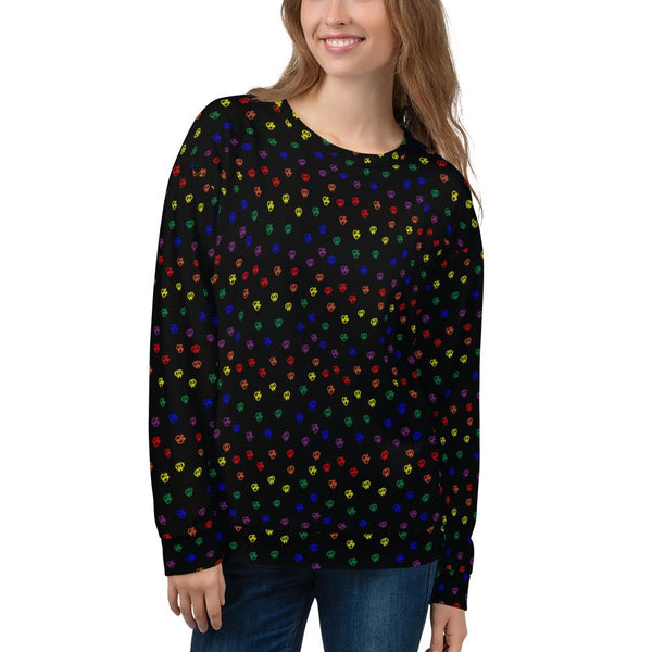 65 MCMLXV Unisex LGBT Pride Icons Toss Print Fleece Sweatshirt Jumper - 65mcmlxv