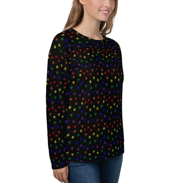 65 MCMLXV Unisex LGBT Pride Icons Toss Print Fleece Sweatshirt Jumper - 65mcmlxv