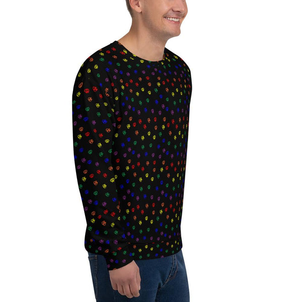 65 MCMLXV Unisex LGBT Pride Icons Toss Print Fleece Sweatshirt Jumper - 65mcmlxv