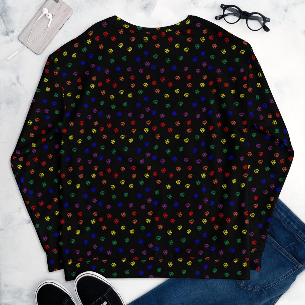 65 MCMLXV Unisex LGBT Pride Icons Toss Print Fleece Sweatshirt Jumper - 65mcmlxv