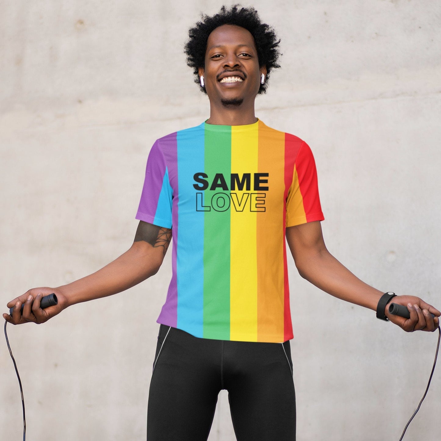 65 MCMLXV Unisex LGBT Rainbow Flag Same Love T-Shirt - 65mcmlxv