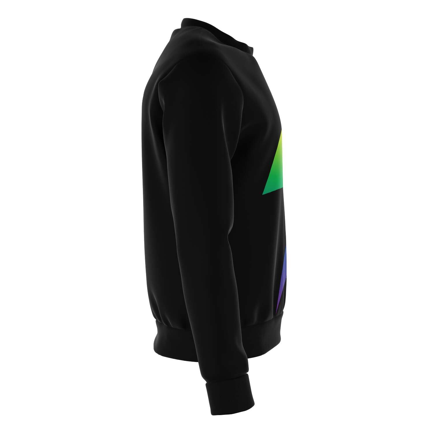 65 MCMLXV Unisex LGBT Rainbow Thunderbolt Print Sweatshirt - 65mcmlxv