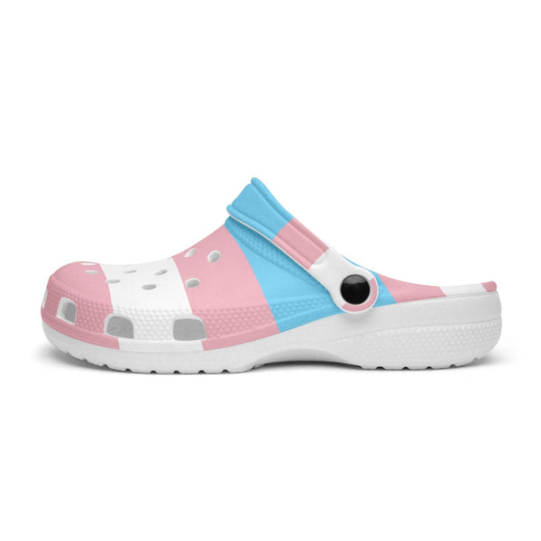 65 MCMLXV Unisex LGBT Transgender Pride Flag Printed Clogs - 65mcmlxv