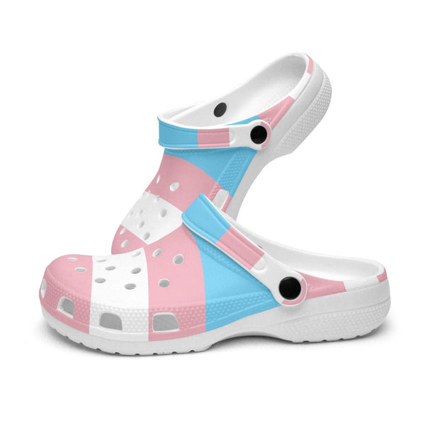 65 MCMLXV Unisex LGBT Transgender Pride Flag Printed Clogs - 65mcmlxv