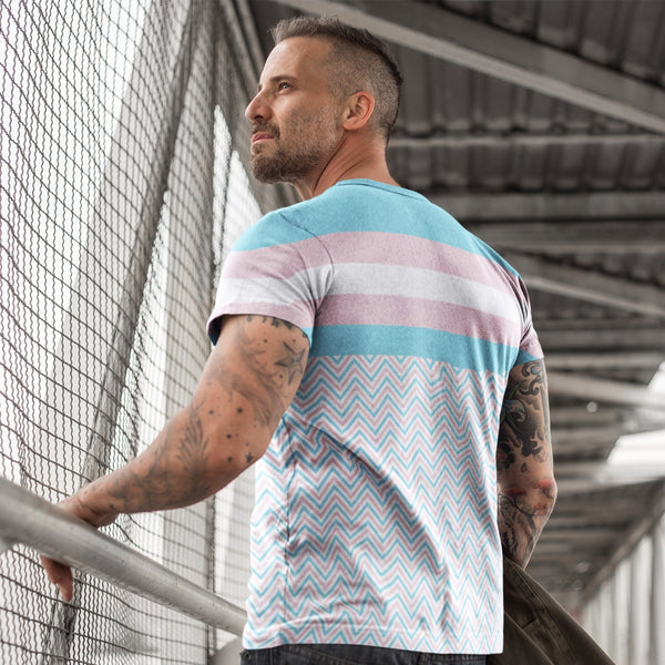 65 MCMLXV Unisex LGBT Transgender Pride Print T-Shirt - 65mcmlxv