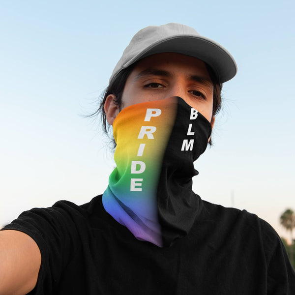 65 MCMLXV Unisex LGBTQ Pride - Black Lives Matter Print Neck Gaiter - 65mcmlxv