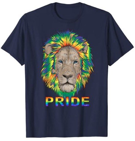 65 MCMLXV Unisex LGBTQ PRIDE Rainbow Lion Graphic T-Shirt - 65mcmlxv