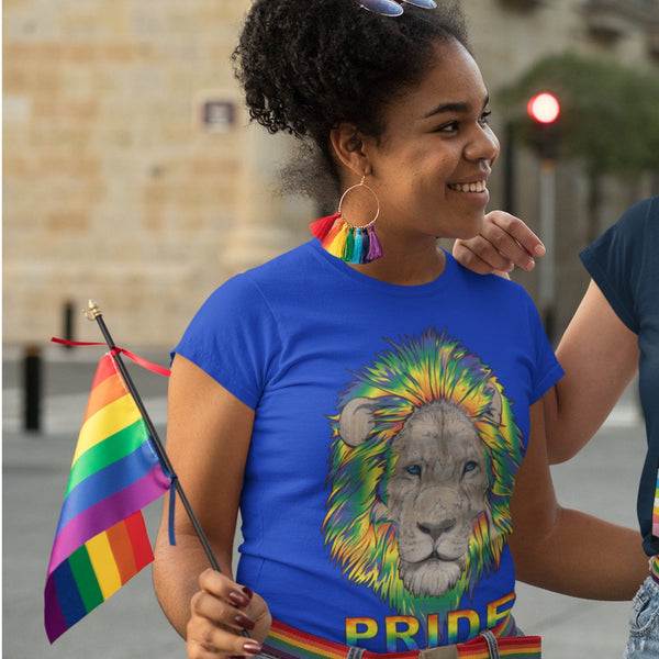 65 MCMLXV Unisex LGBTQ PRIDE Rainbow Lion Graphic T-Shirt - 65mcmlxv