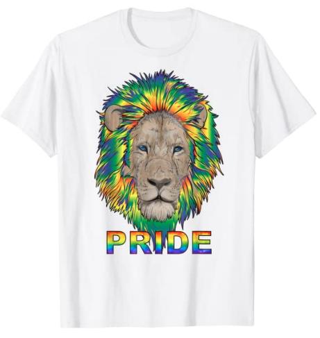 65 MCMLXV Unisex LGBTQ PRIDE Rainbow Lion Graphic T-Shirt - 65mcmlxv
