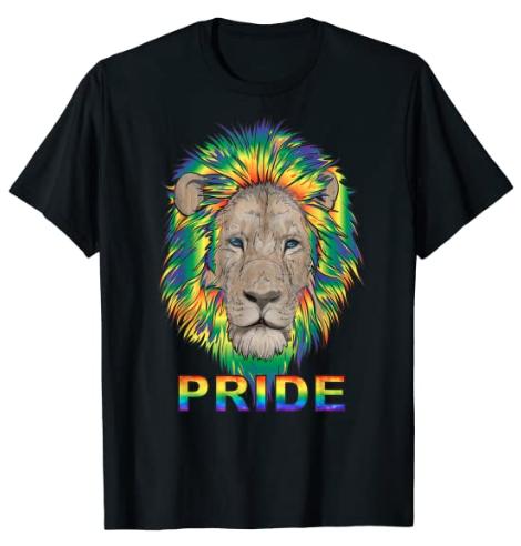 65 MCMLXV Unisex LGBTQ PRIDE Rainbow Lion Graphic T-Shirt - 65mcmlxv