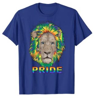 65 MCMLXV Unisex LGBTQ PRIDE Rainbow Lion Graphic T-Shirt - 65mcmlxv