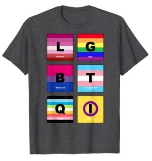 65 MCMLXV Unisex LGBTQI Pride Flags Graphic T-Shirt - 65mcmlxv