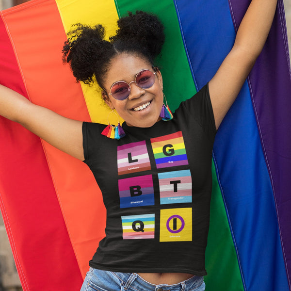 65 MCMLXV Unisex LGBTQI Pride Flags Graphic T-Shirt - 65mcmlxv