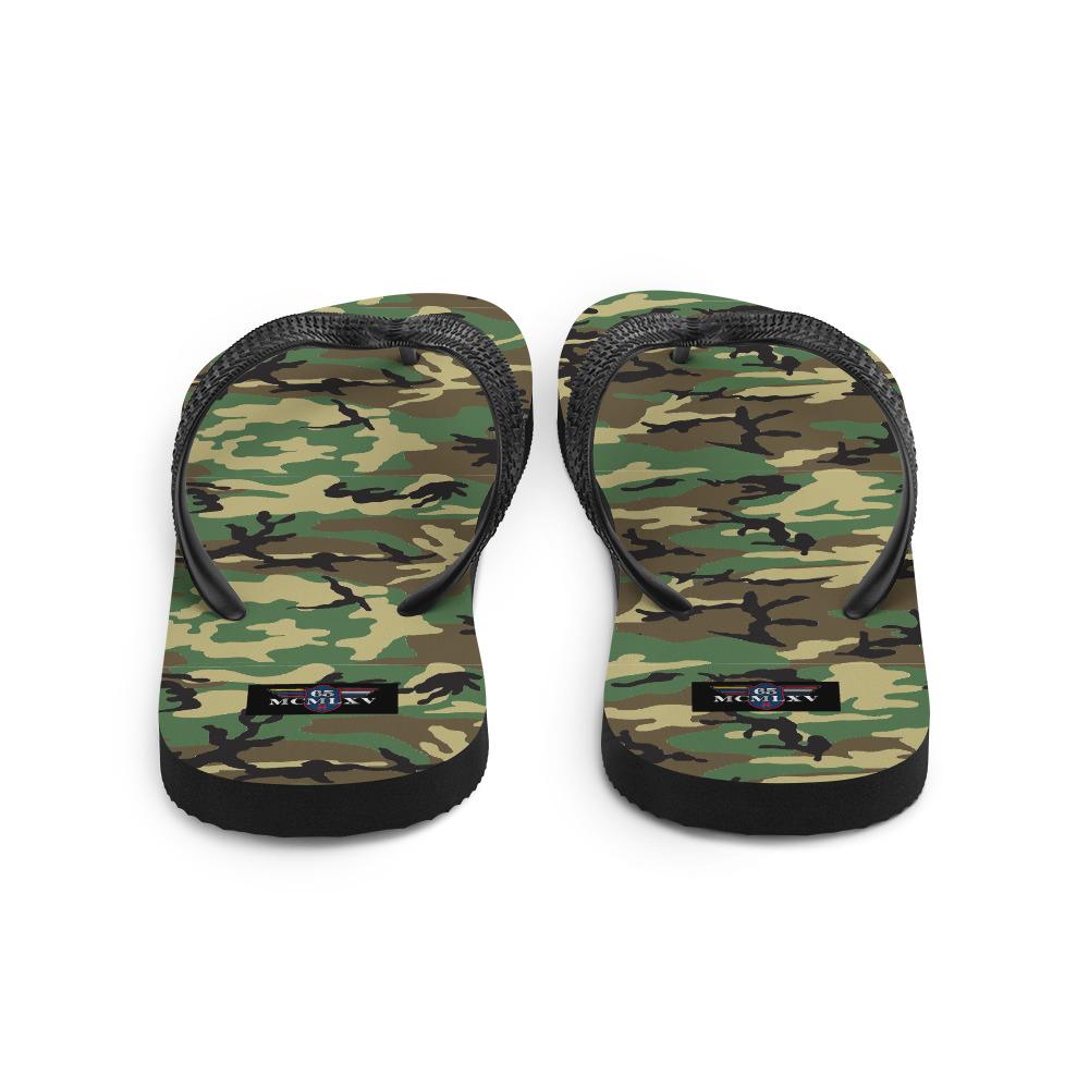 65 MCMLXV Unisex Military Camoufalge Print Flip - Flops - 65mcmlxv