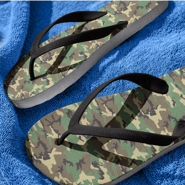 65 MCMLXV Unisex Military Camoufalge Print Flip - Flops - 65mcmlxv