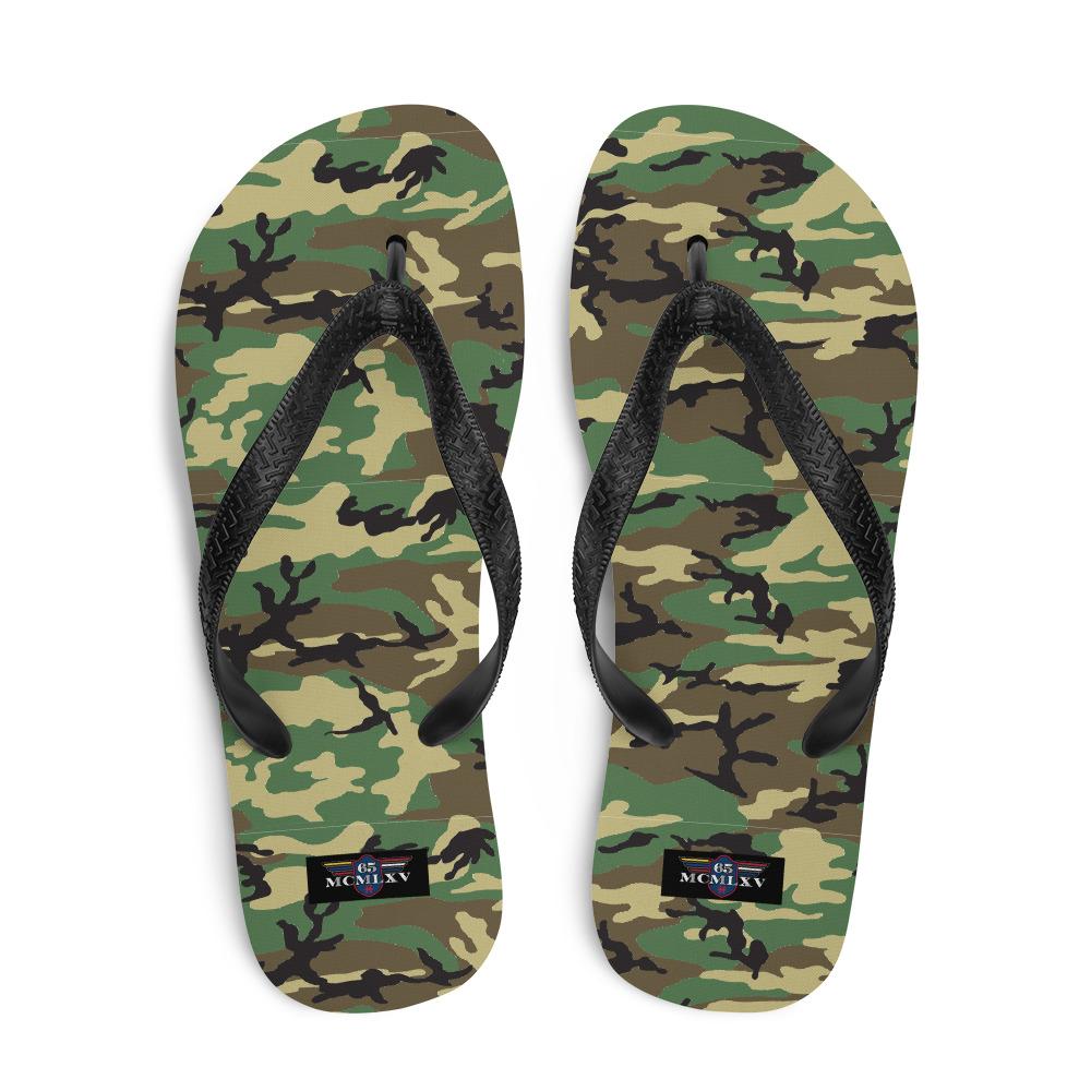 65 MCMLXV Unisex Military Camoufalge Print Flip - Flops - 65mcmlxv