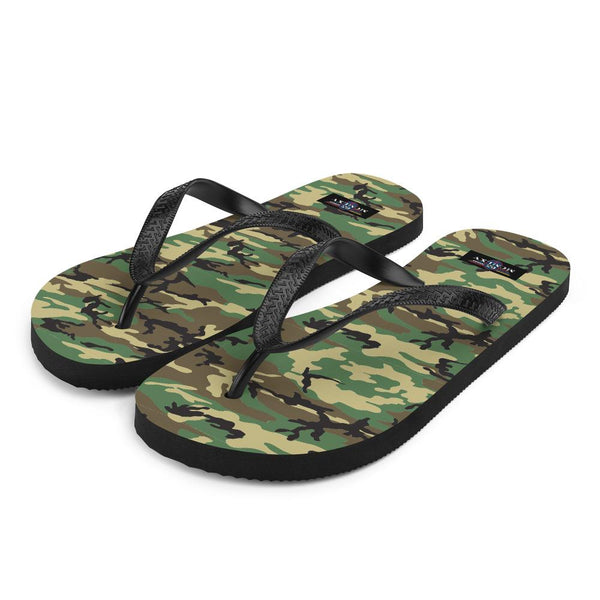 65 MCMLXV Unisex Military Camoufalge Print Flip - Flops - 65mcmlxv