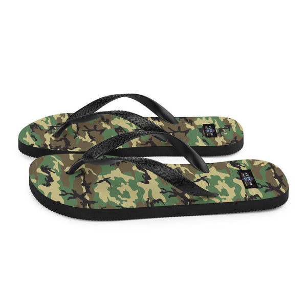 65 MCMLXV Unisex Military Camoufalge Print Flip - Flops - 65mcmlxv
