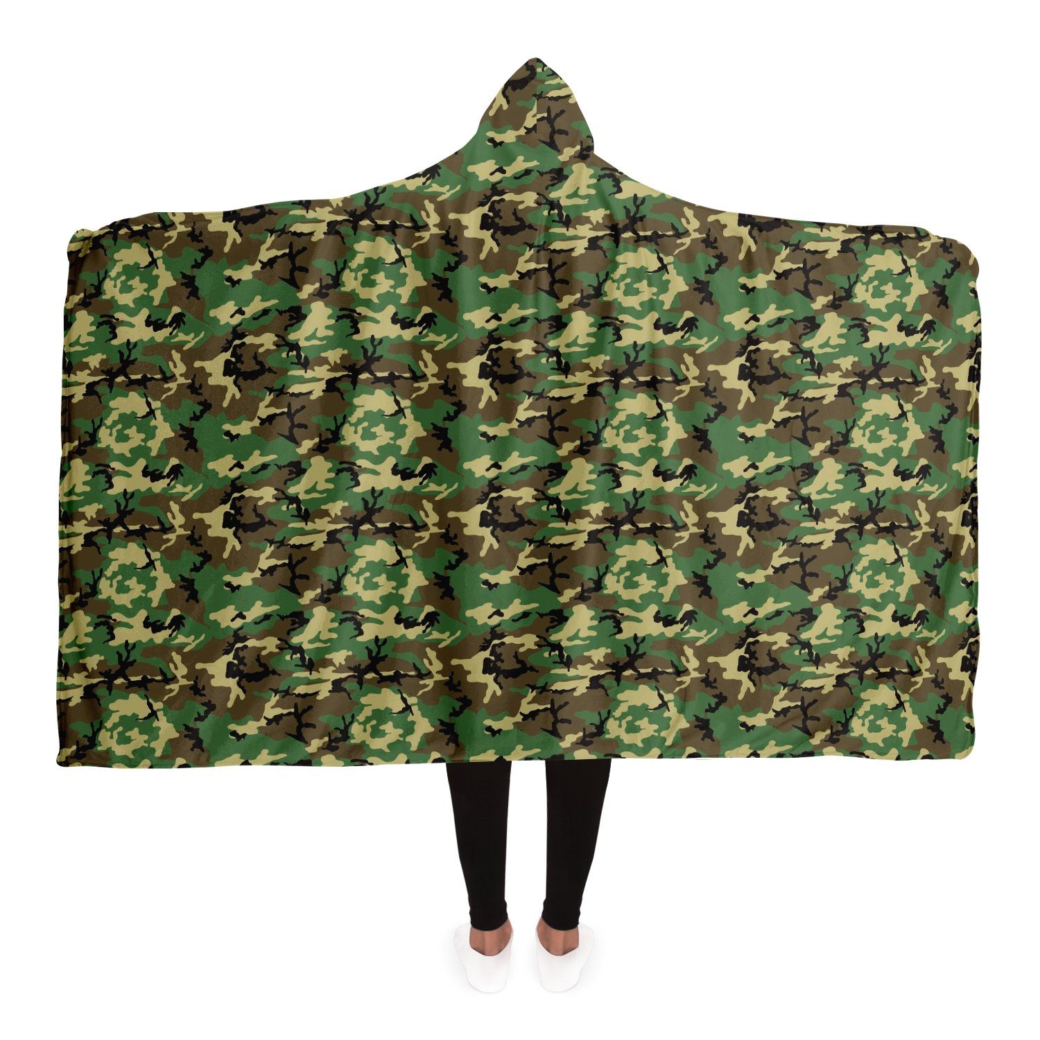 65 MCMLXV Unisex Military Camouflage Hooded Blanket - 65mcmlxv