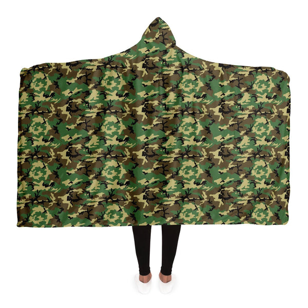 65 MCMLXV Unisex Military Camouflage Hooded Blanket - 65mcmlxv