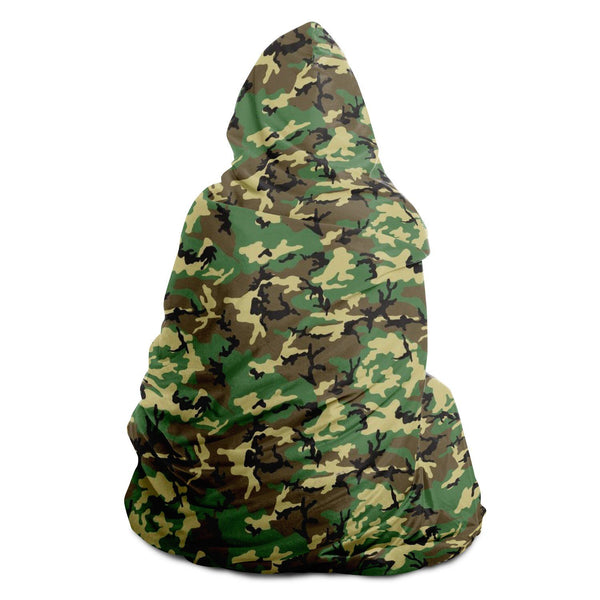 65 MCMLXV Unisex Military Camouflage Hooded Blanket - 65mcmlxv