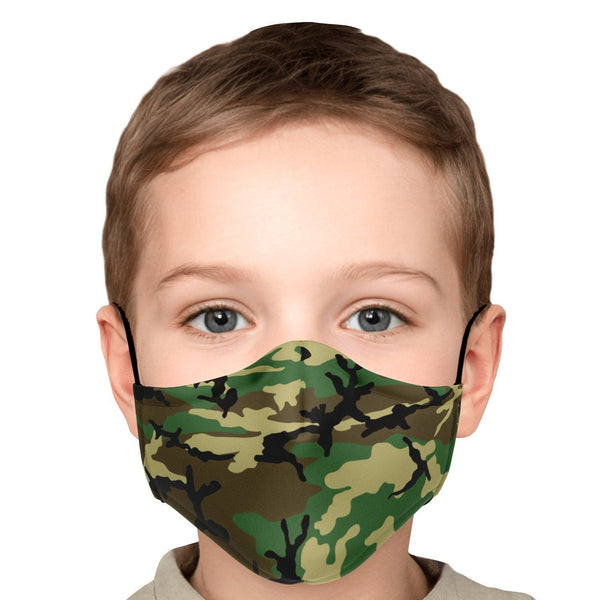 65 MCMLXV Unisex Military Camouflage Print Face Mask - 65mcmlxv