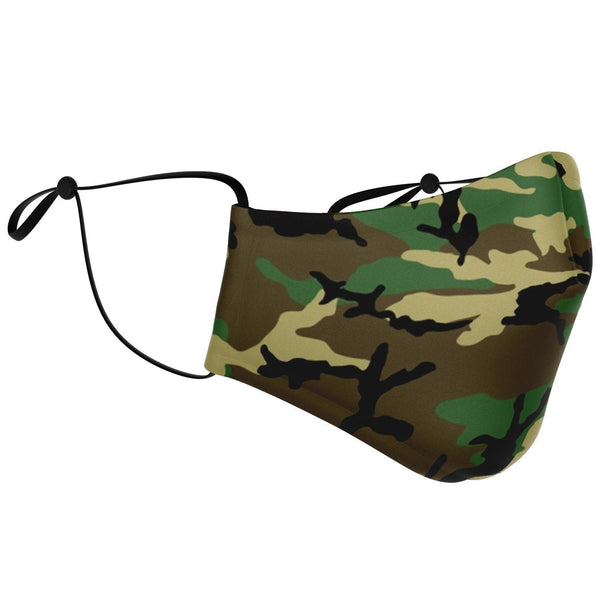 65 MCMLXV Unisex Military Camouflage Print Face Mask - 65mcmlxv