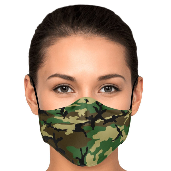 65 MCMLXV Unisex Military Camouflage Print Face Mask - 65mcmlxv