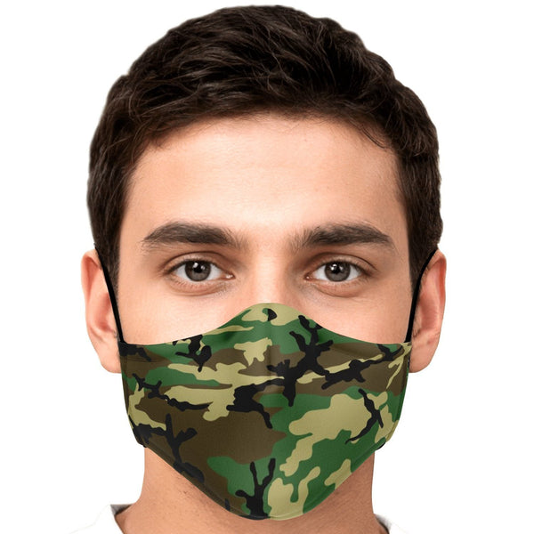 65 MCMLXV Unisex Military Camouflage Print Face Mask - 65mcmlxv