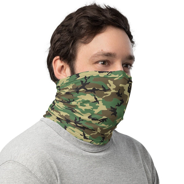 65 MCMLXV Unisex Military Camouflage Print Neck Gaiter - 65mcmlxv