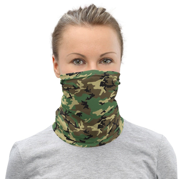 65 MCMLXV Unisex Military Camouflage Print Neck Gaiter - 65mcmlxv