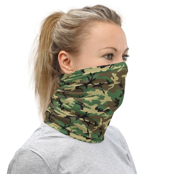 65 MCMLXV Unisex Military Camouflage Print Neck Gaiter - 65mcmlxv