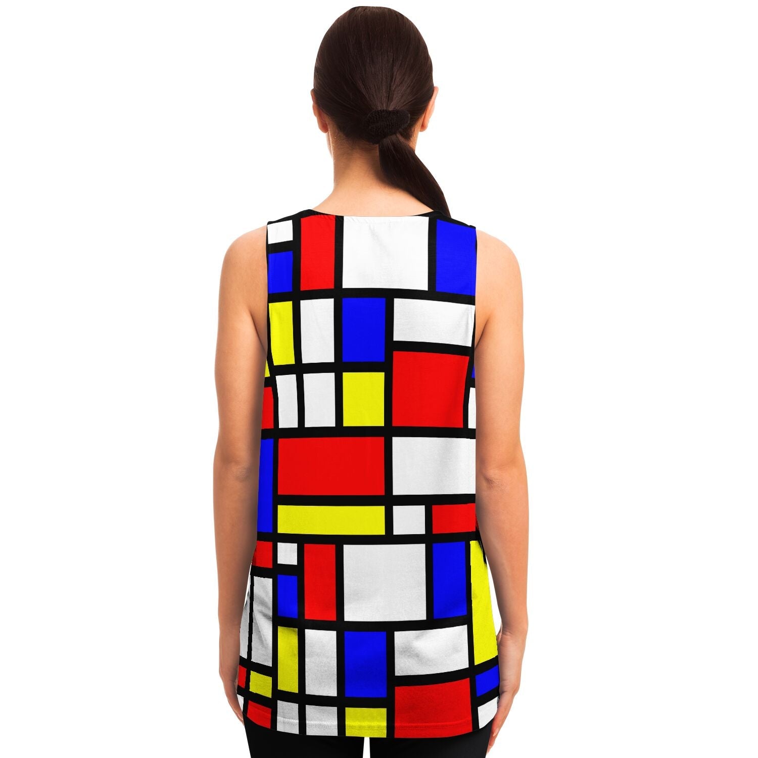65 MCMLXV Unisex Mondrian Color Block Print Tank Top - 65mcmlxv