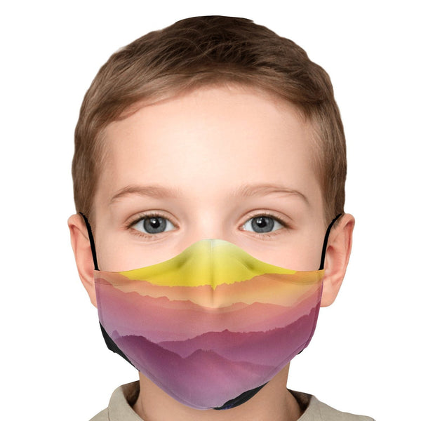 65 MCMLXV Unisex Mountain Horizon Print Face Mask - 65mcmlxv
