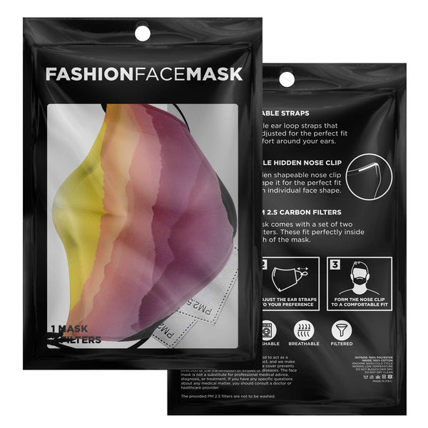 65 MCMLXV Unisex Mountain Horizon Print Face Mask - 65mcmlxv