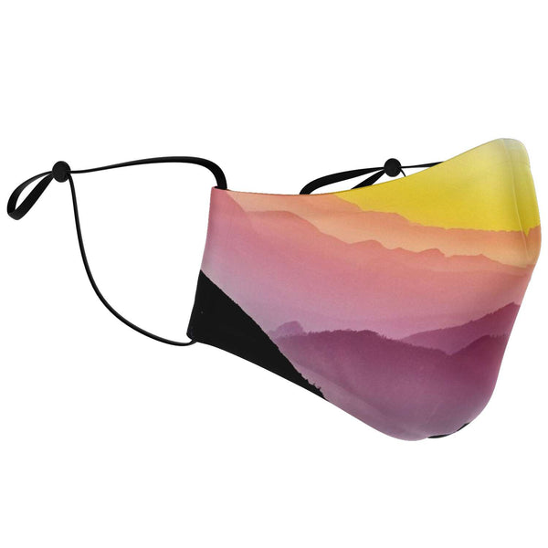 65 MCMLXV Unisex Mountain Horizon Print Face Mask - 65mcmlxv
