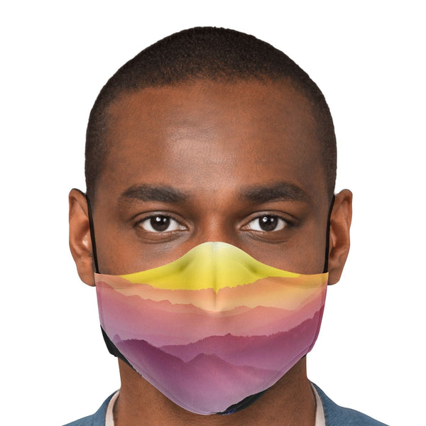 65 MCMLXV Unisex Mountain Horizon Print Face Mask - 65mcmlxv