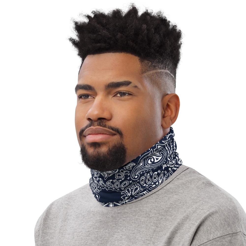 65 MCMLXV Unisex Navy Bandana Print Neck Gaiter - 65mcmlxv