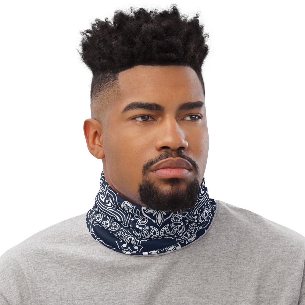 65 MCMLXV Unisex Navy Bandana Print Neck Gaiter - 65mcmlxv