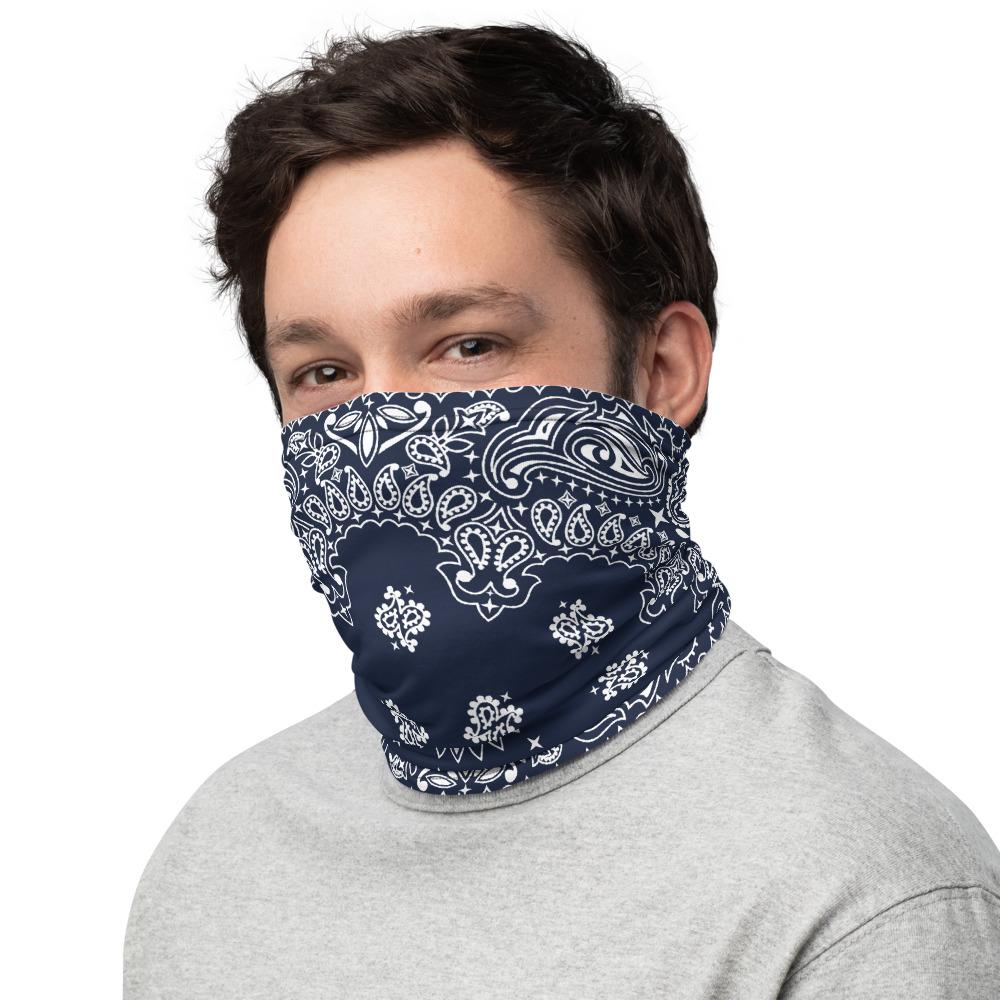 65 MCMLXV Unisex Navy Bandana Print Neck Gaiter - 65mcmlxv