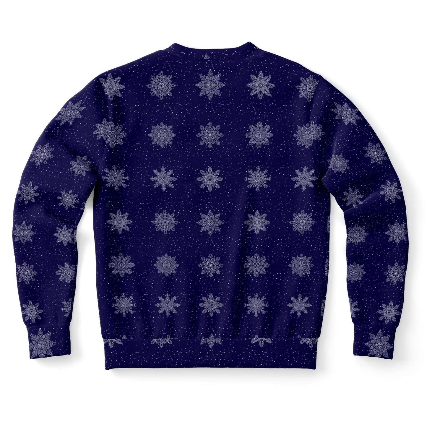 65 MCMLXV Unisex Navy Christmas Snowflakes Print Sweatshirt - 65mcmlxv